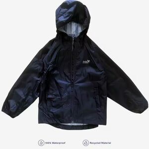 New Kids Waterproof rain Jacket Navy size 6